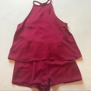 The Impeccable Pig Red Romper